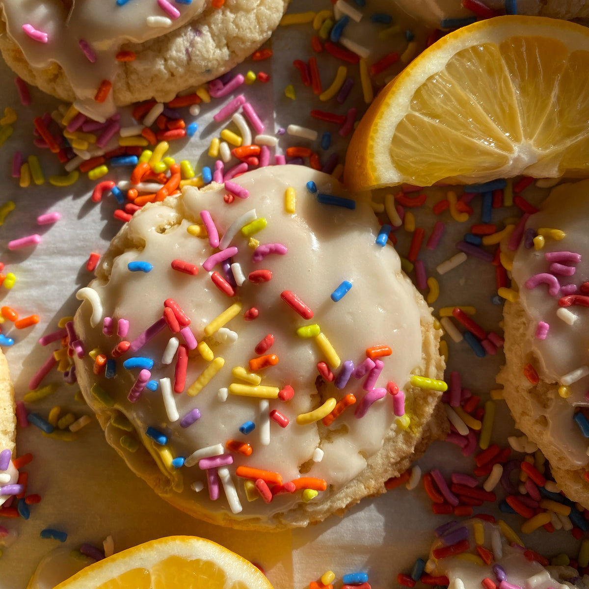 Lemon Sprinkle Cookies Through Food